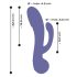 AWAQ.U 4 - bezvadu anālais vibrators (violets)
