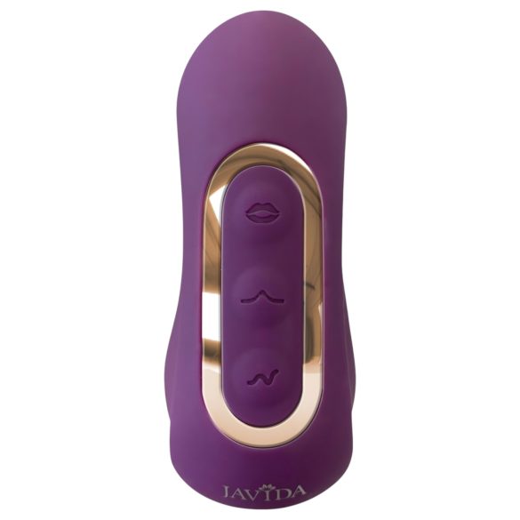 Javida - 4in1 klitora vibrators ar stimulāciju violets