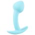 Cuties Mini anālais rotaļu instruments - silikons, zils (2,6cm)