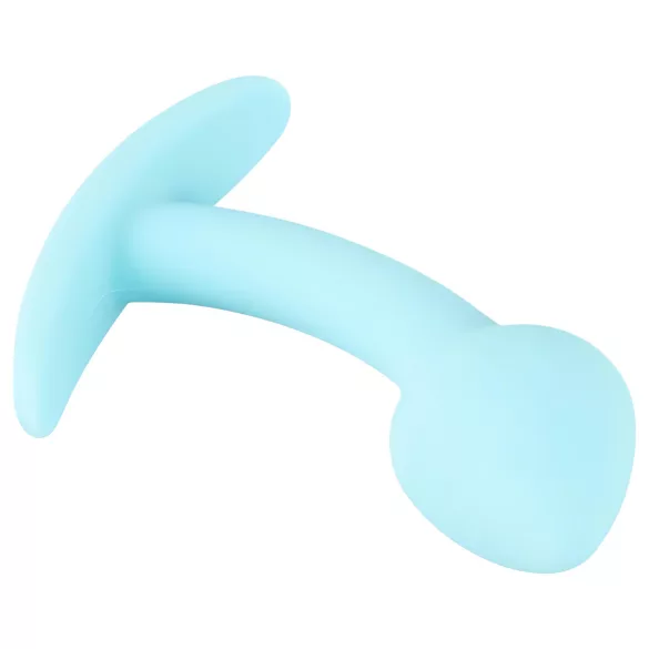 Cuties Mini anālais aizbāznis - silikona anālais plugs (zils, 2,6 cm)
