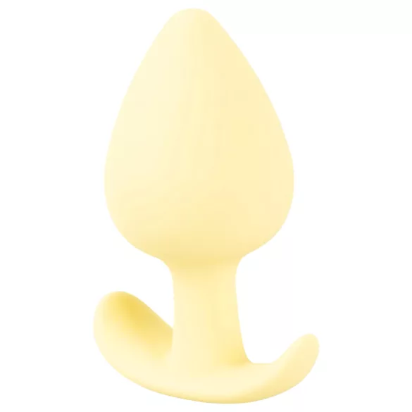 Cuties Mini anālais aizbāznis - silikona anālais plug (dzeltens, 3,1 cm)