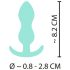 Cuties mini anālais stimulators - silikons - piparmētra (2,3cm)