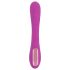 Javida Pērļojošais Trusītis - 3 motoru vibrators ar klitora stimulatoru (violets)
