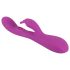 Javida Pērļojošais Trusītis - 3 motoru vibrators ar klitora stimulatoru (violets)