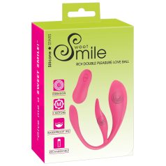   SMILE - uzlādējams vibrējošs olas forma ar tālvadību rozā