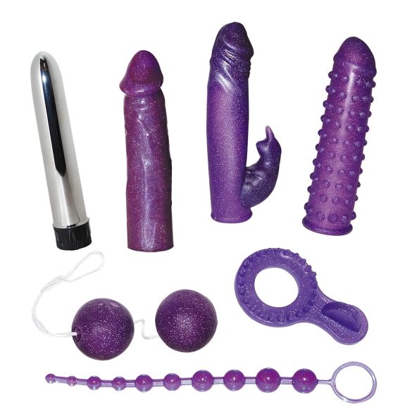 You2Toys - vibrators komplekts ar spīdumiem 7 daļas