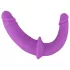 SMILE - dubultais strapon dildo ar apakšveļu, violets-melns