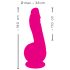 SMILE Powerful - akumulatora, 2 motoriņu piesūcekņa vibrators (rozā)