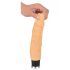 Dabīga āda - reālistisks vibrators - dabīgs (23cm)