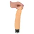 Nature Skin - realistisks vibrators ar ādas efektu, bēšs, 23 cm
