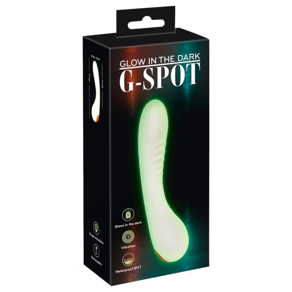 You2Toys Spīdošs Nakts Vibrators G-punktam (Balts)