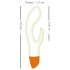 You2Toys Glow - mirdzošs klitora vibrators (balts)