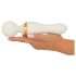 You2Toys Glow in the Dark - masāžas vibrators (balts)