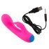 You2Toys krāsains - uzlādējams, ūdensnecaurlaidīgs klitora vibrators (rozā)