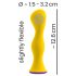 You2Toys akumulatora ūdensnecaurlaidīgs anālais vibrators (dzeltens)