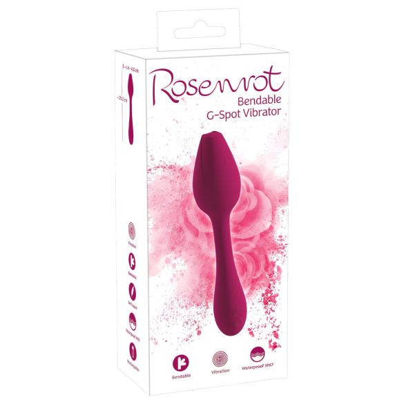 You2Toys Rosenrot - G-punkta vibrators, elastīgs, sarkans