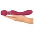 You2Toys Rosenrot - bezvadu rozes formas masāžas vibrators (sarkans)