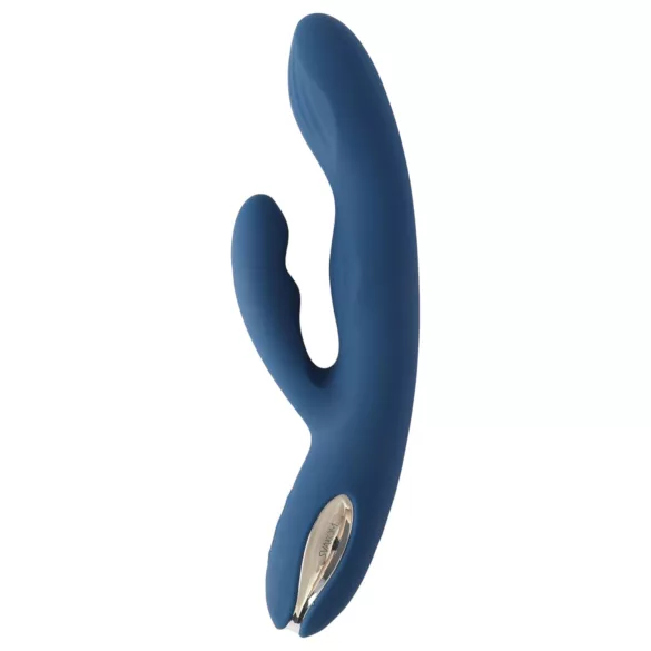 Svakom Aylin - akumulators vibrators ar klitora stimulatoru zilā krāsā