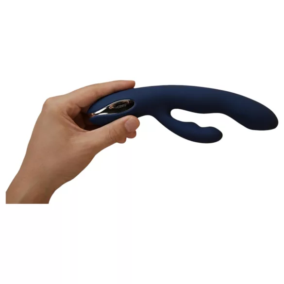 Svakom Aylin - akumulators vibrators ar klitora stimulatoru zilā krāsā