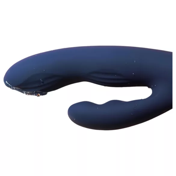 Svakom Aylin - akumulators vibrators ar klitora stimulatoru zilā krāsā