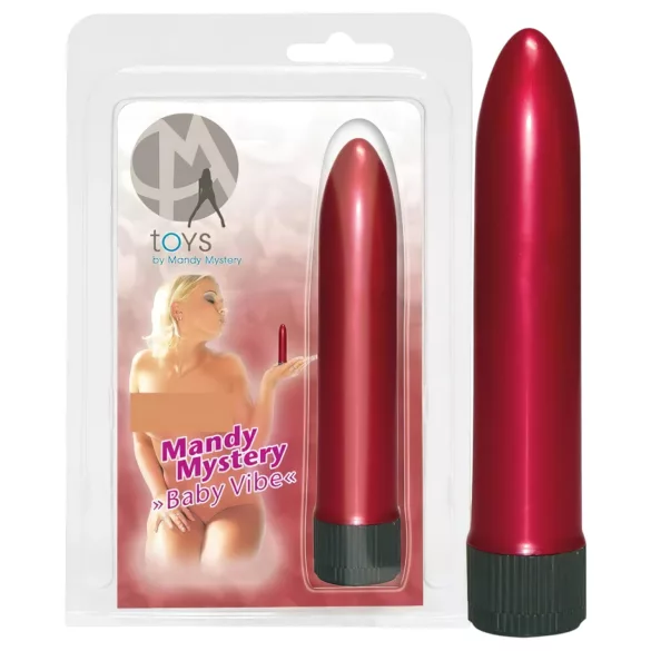 Mini vibrators pērļu sarkans