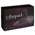 VibePad 3 - akumulators, bezvadu G-punkta spilventiņš vibrators (melns)