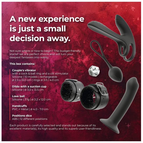 Magic Shiver Together - erotisks komplekts pāriem, 5 daļas