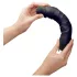 Nature Skin - dzīvībasveida vibrators (melns, 22 cm)