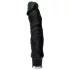 Nature Skin - dzīvībasveida vibrators (melns, 22 cm)