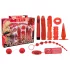 You2Toys - vibrators komplekts 9 daļas sarkans rožu dizains