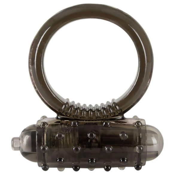 You2Toys - silikona vibrējošs erekcijas gredzens melns