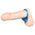 You2Toys - silikona vibrējošs dzimumlocekļa gredzens (zils)