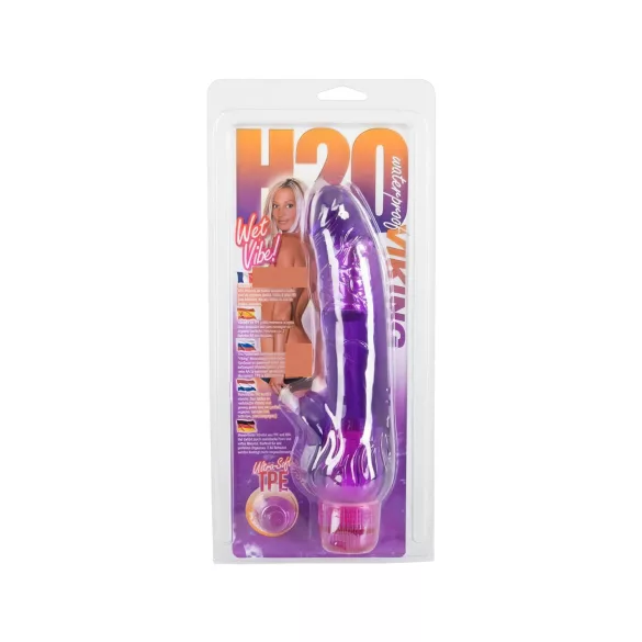 H2O Viking vibrators ūdensizturīgs lilā