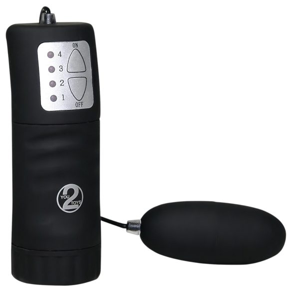 You2Toys - Velvet melnā vibro-ola - samtaina