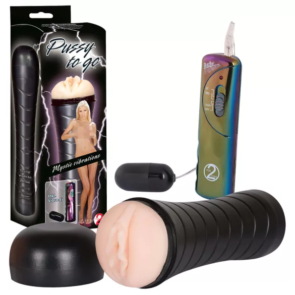 You2Toys vibrējoša diskrēta mākslīgā maksts mīksta materiāla