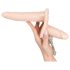 You2Toys - Piestiprināmais duālais vibrators - dabisks