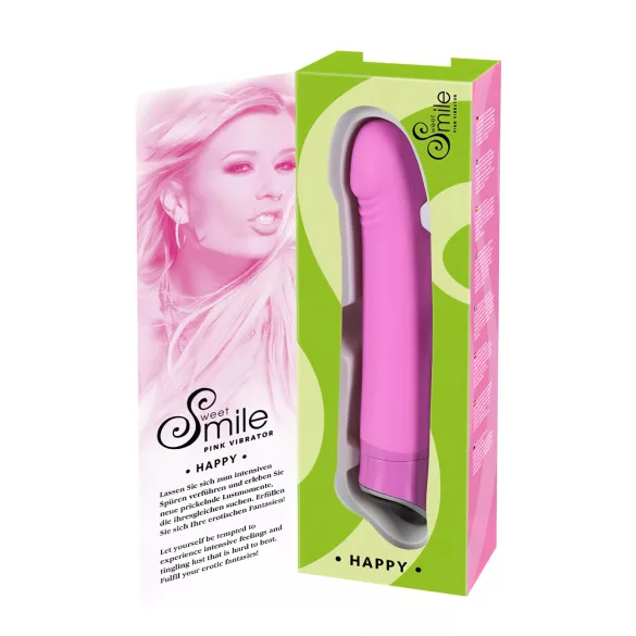 SMILE Happy - 7 ātrumu vibrators (rozā)