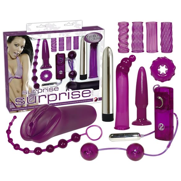 You2Toys - Erotiski pārsteigumi - vibratora komplekts (12 daļas)