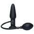 You2Toys True Black - Piepūšamais anālais vibrators (melns)