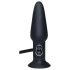 You2Toys True Black - Piepūšamais anālais vibrators (melns)
