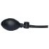 You2Toys True Black - Piepūšamais anālais vibrators (melns)