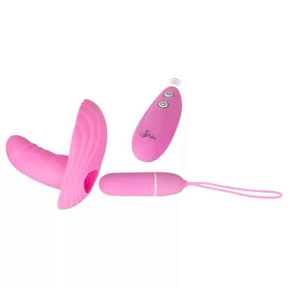 SMILE Shelly - tālvadības vibrators čaulas formā rozā
