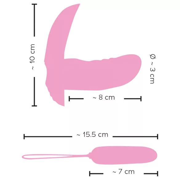 SMILE Shelly - tālvadības vibrators čaulas formā rozā