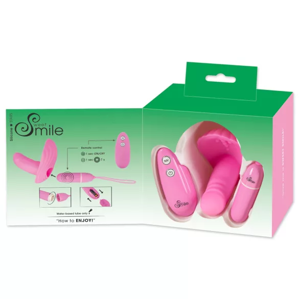 SMILE Shelly - tālvadības vibrators čaulas formā rozā