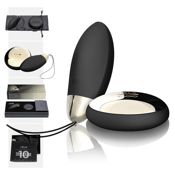 LELO Lyla 2 - tālvadības vibrējošā ola (melna)