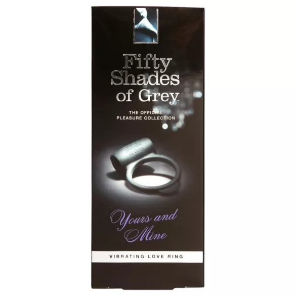 Fifty Shades of Grey - vibrējošs erekcijas gredzens melns