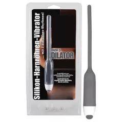   You2Toys - silikona urīnizvadkanāla dilators ar vibrāciju pelēks 6mm