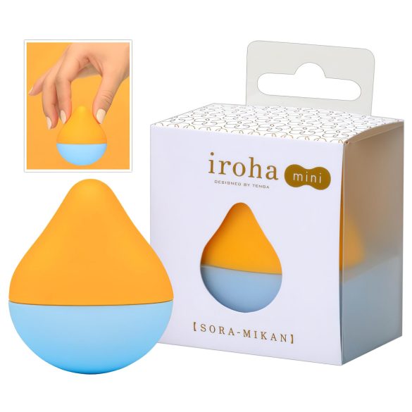 TENGA Iroha mini - mini klitora vibrators (oranžs-zils)