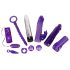 You2Toys - Violetais Saldums - vibrējošu rotaļlietu komplekts (9 daļas)