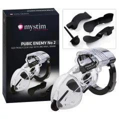 mystim Pubic Enemy No 2 - elektro dzimumlocekļa būri